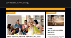 Desktop Screenshot of espoonurheiluautoilijat.fi